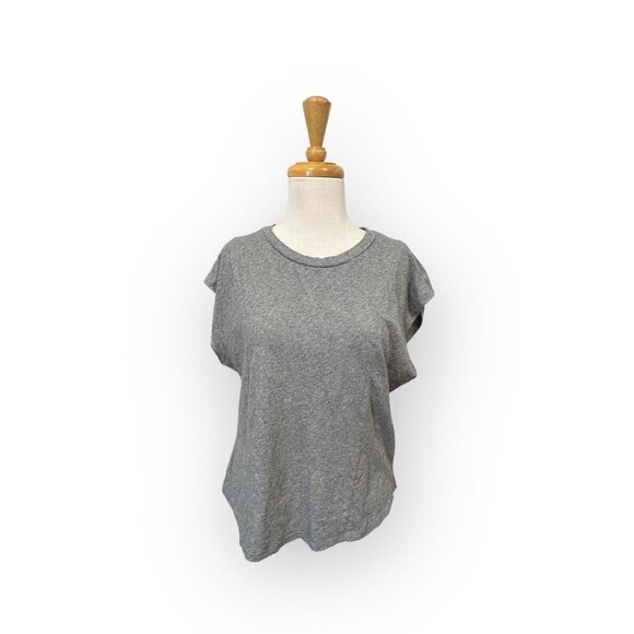 LNA Strong Shoulder Muscle Tee Size M Medium Gray Top - Picture 1 of 7